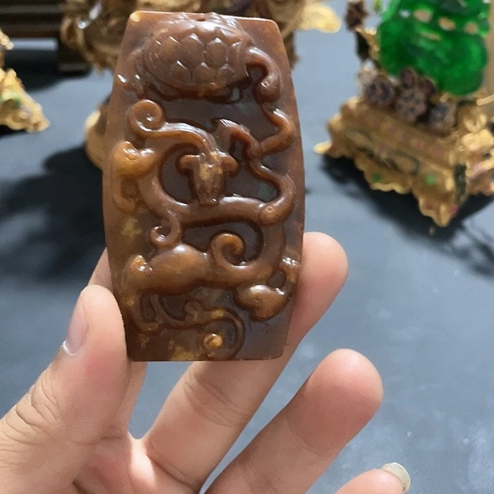 和田玉未镶嵌摆件大*