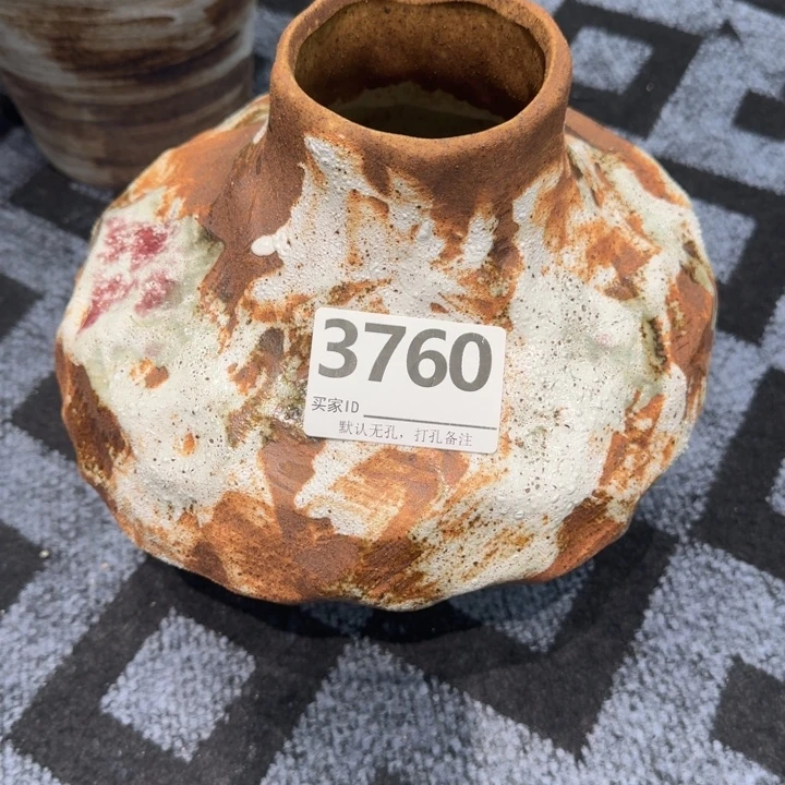 小***克瓷片景德镇高温花器编码3760高23口7默认无孔