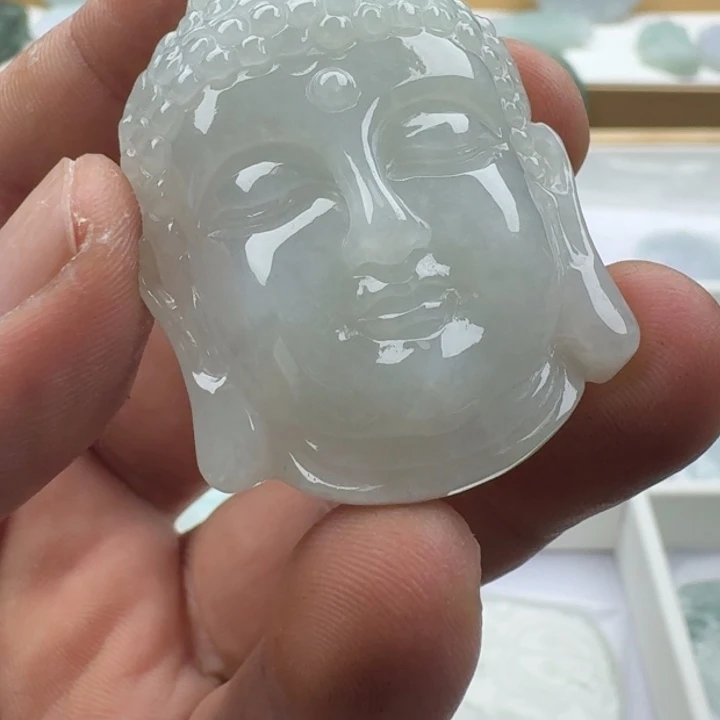 翡翠未镶嵌吊坠(不含链)随*