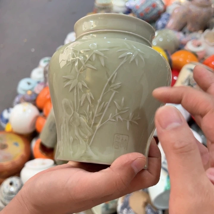 瑕疵福利品陶瓷茶叶罐
