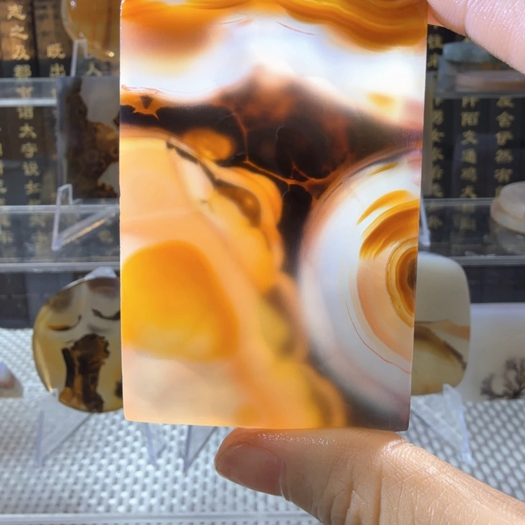 玛瑙/玉髓未镶嵌吊坠(不含链)42