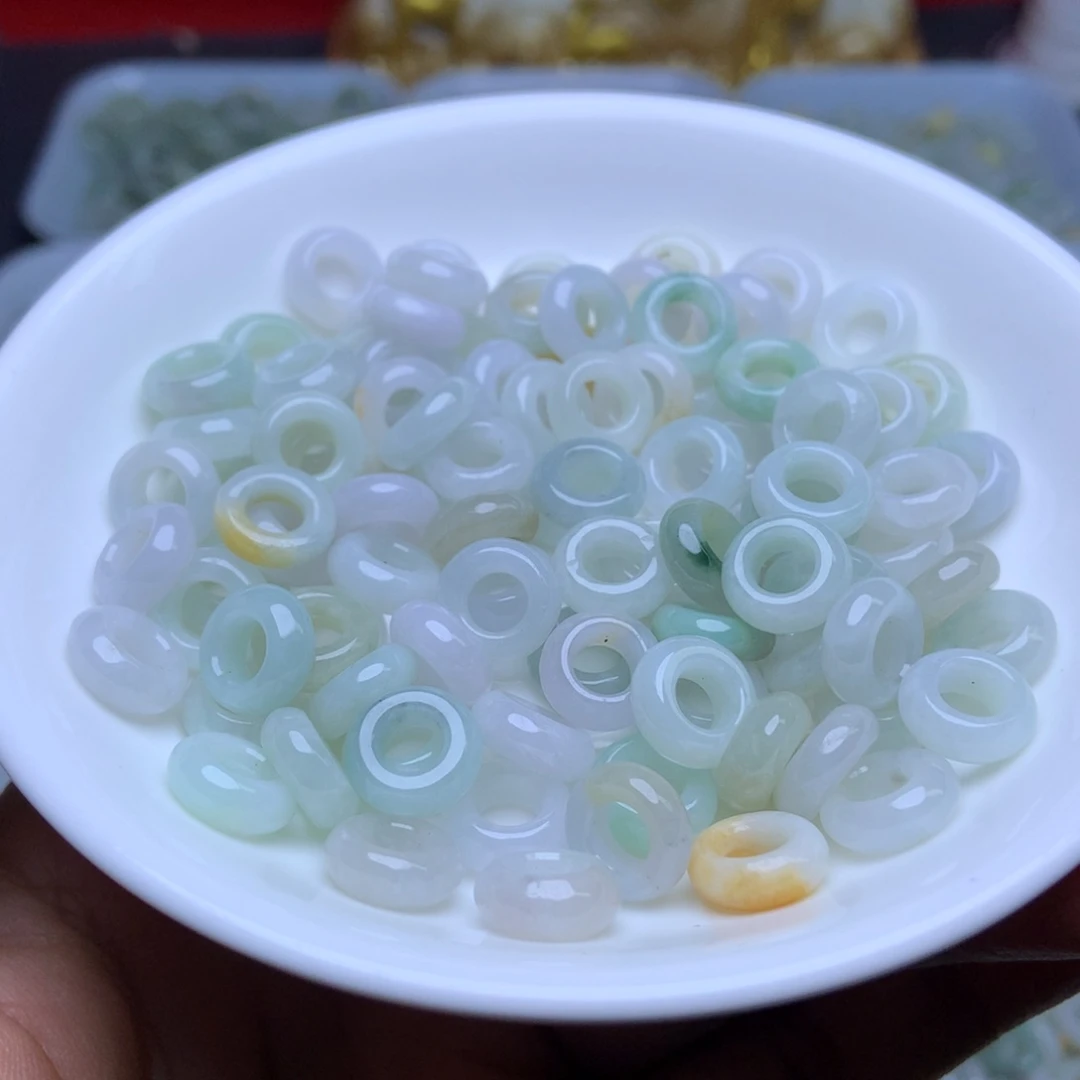 未镶嵌手链翡翠卡10玉环20个