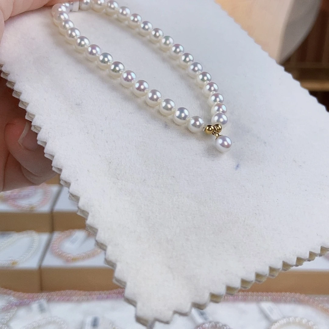 淡水珍珠手绳银S925镶嵌