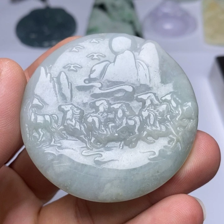 颈饰未镶嵌翡翠翡翠