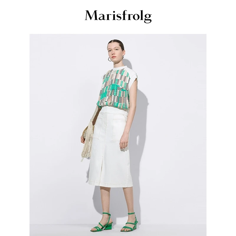 【建筑解构花稿】Marisfrolg玛丝菲尔衬衣A1AY22721