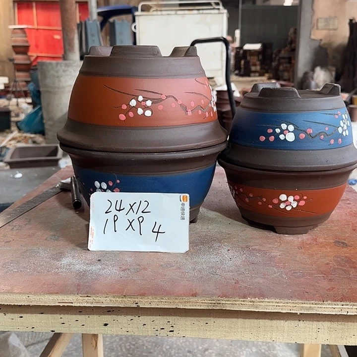 紫砂花盆紫砂花盆