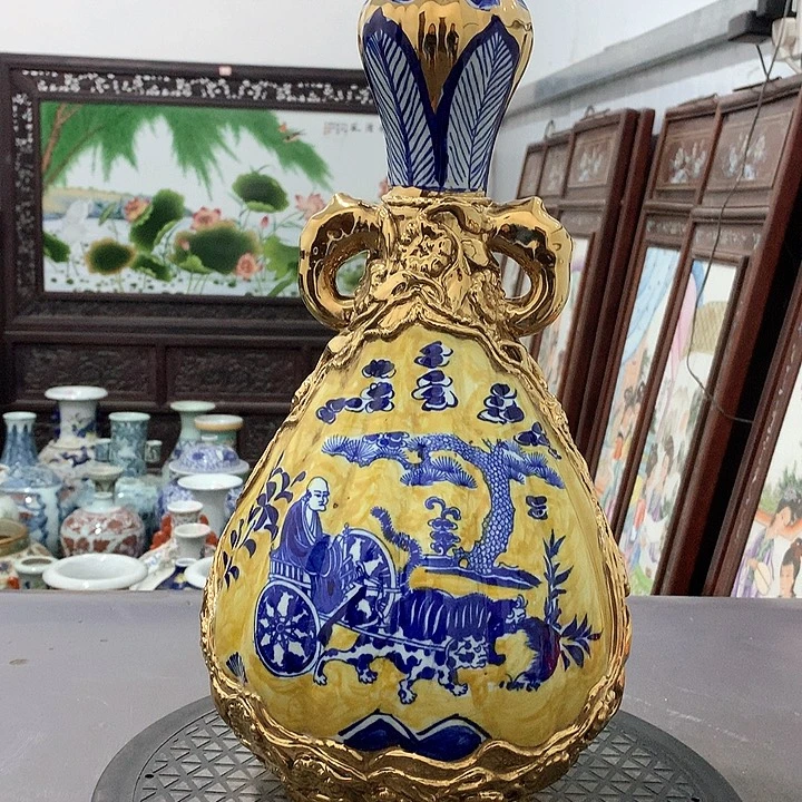 摆件陶博古架陶瓷摆件