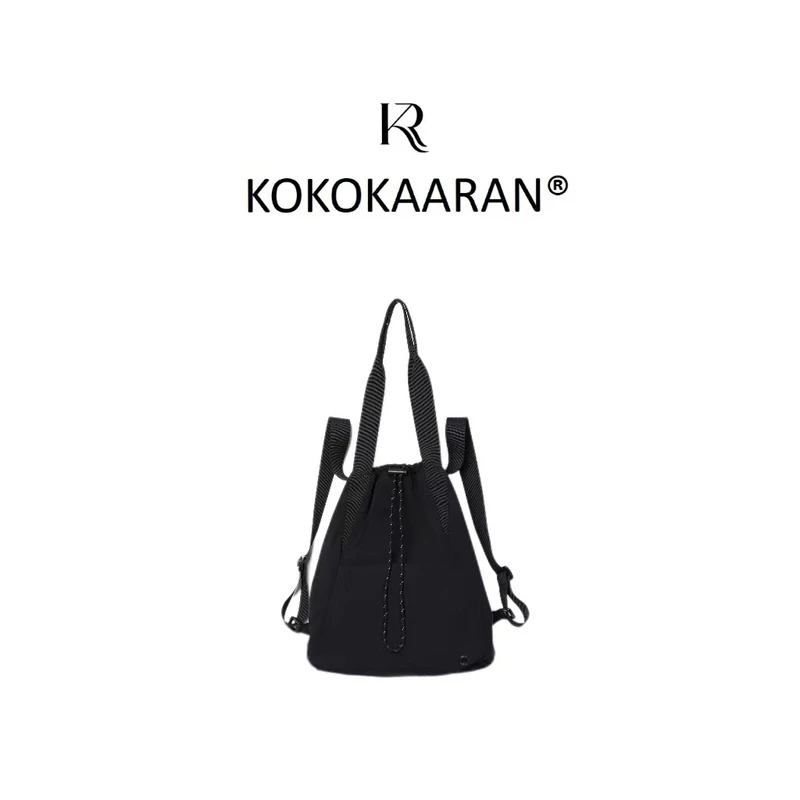 ‘’双肩包‘’大容量手提双肩抽绳束口设计时尚休闲通勤包SH24481