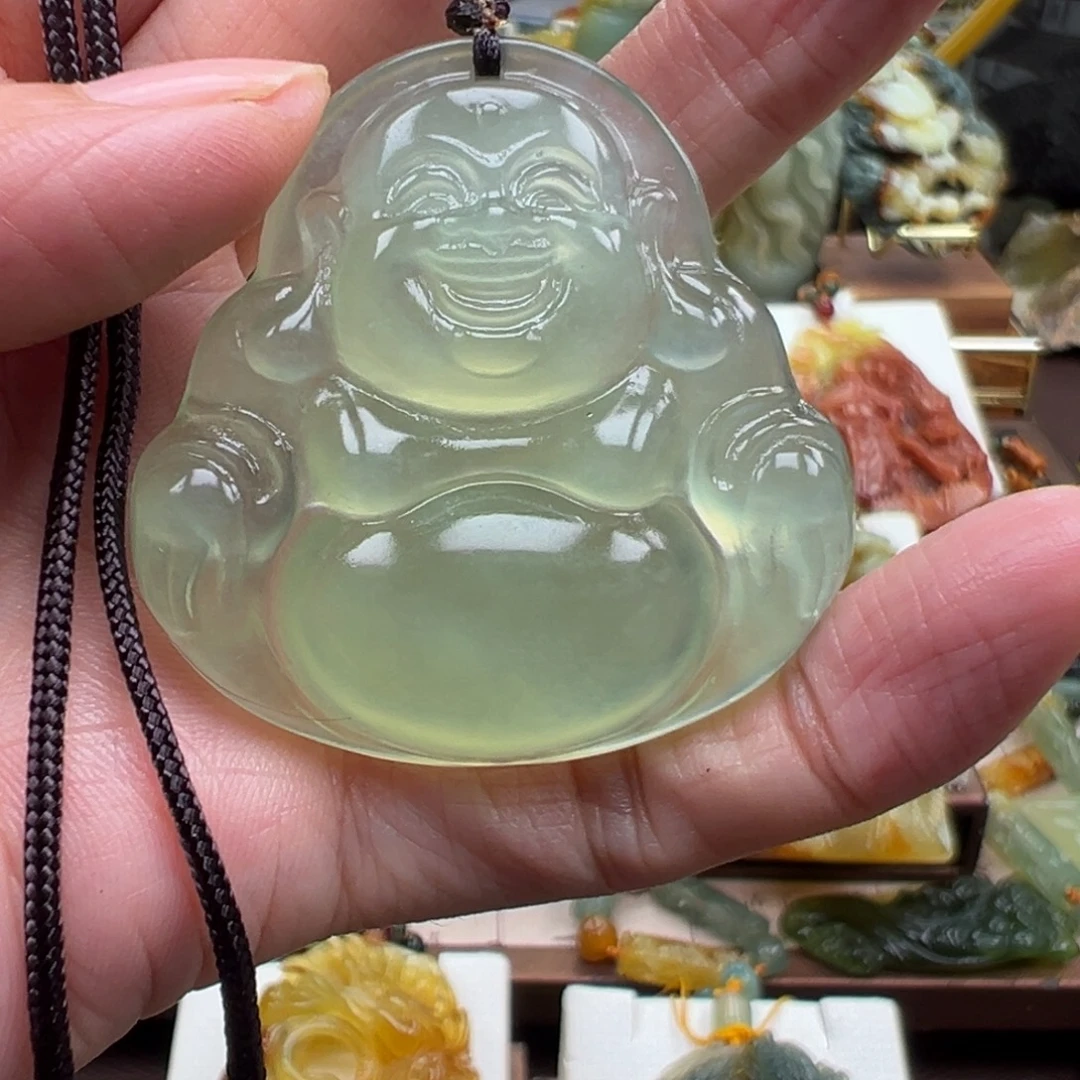 岫玉未镶嵌挂件挂件