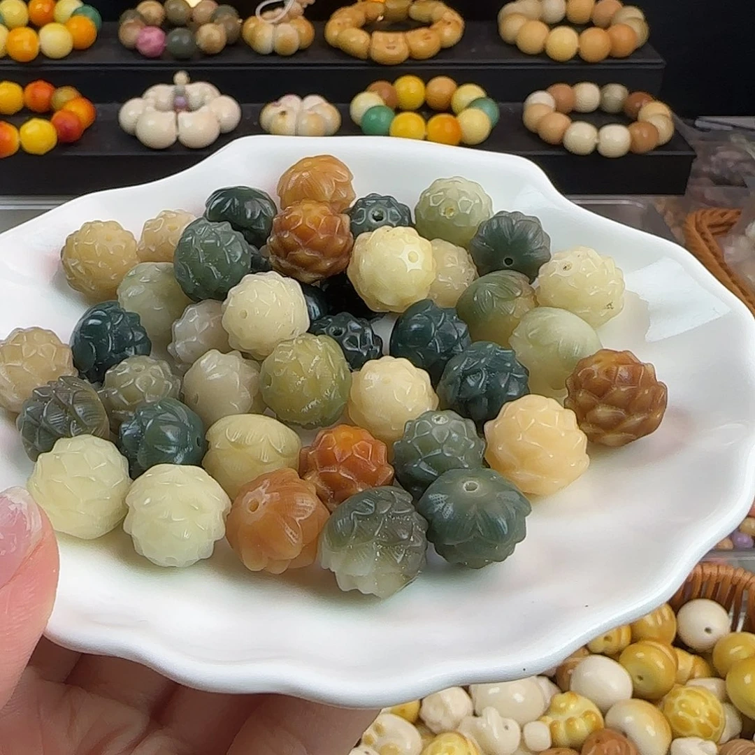 菩提根/象牙果吊坠卡16多宝大肉莲100颗