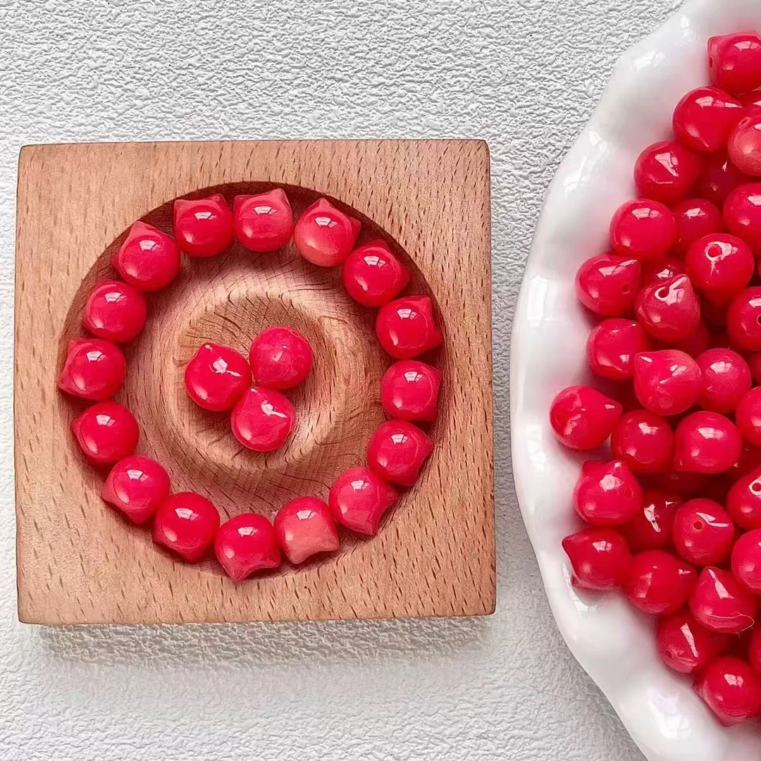 时尚清新设计款念珠菩提猫头百搭手工