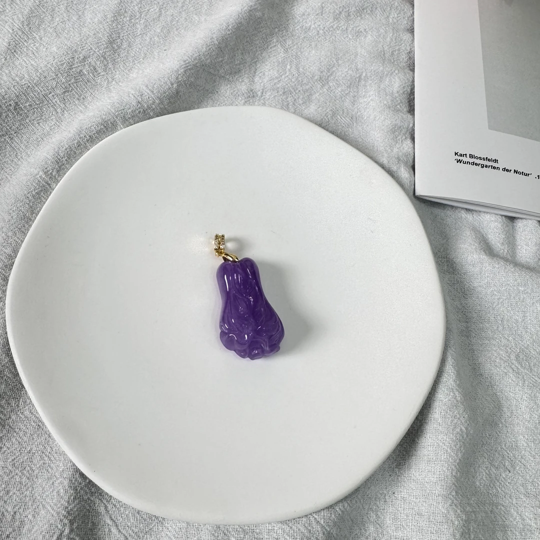 高定珠宝满紫白菜RX943S0038