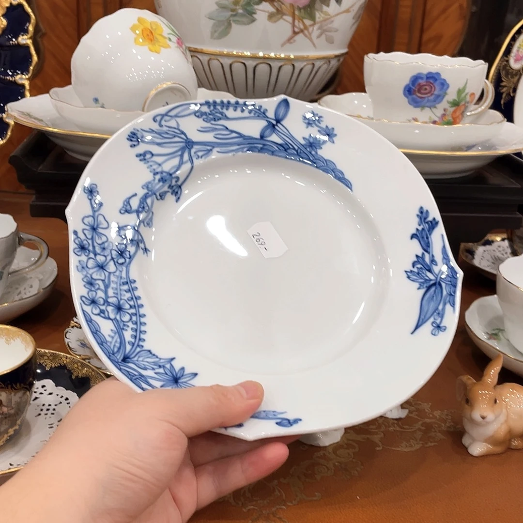 摆件中古一等点心盘