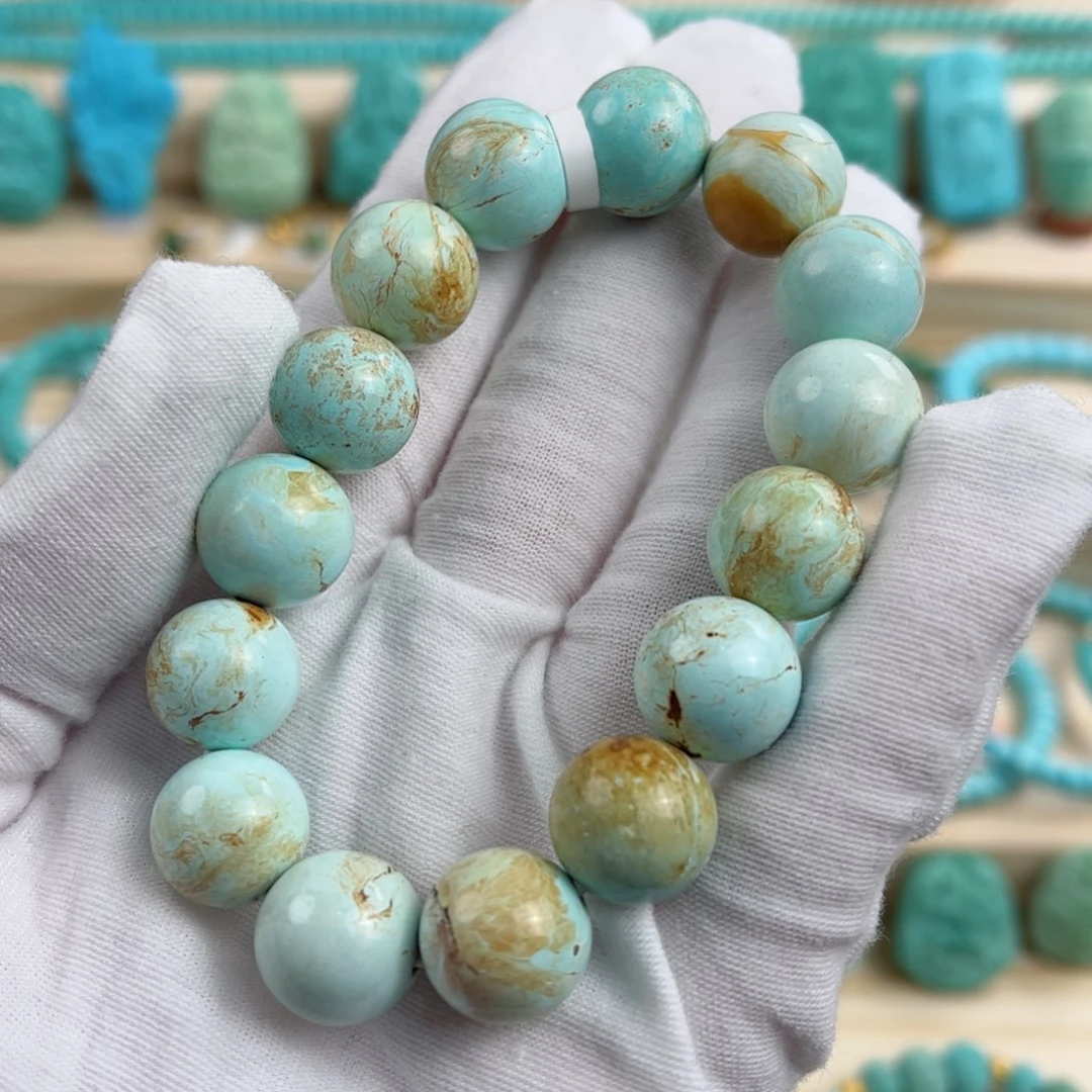 未镶嵌绿松石尺寸13+