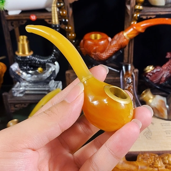 高端定制金丝楠烟嘴