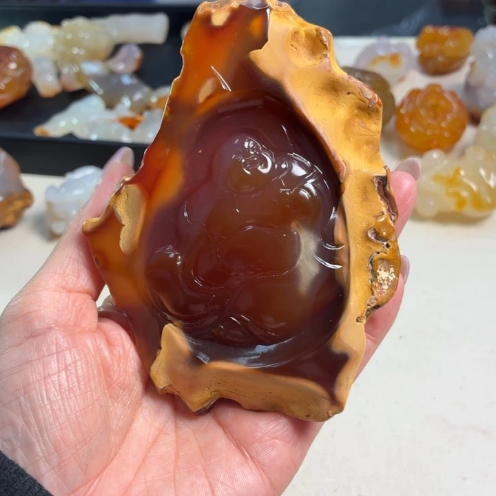 玛瑙/玉髓未镶嵌吊坠(不含链)