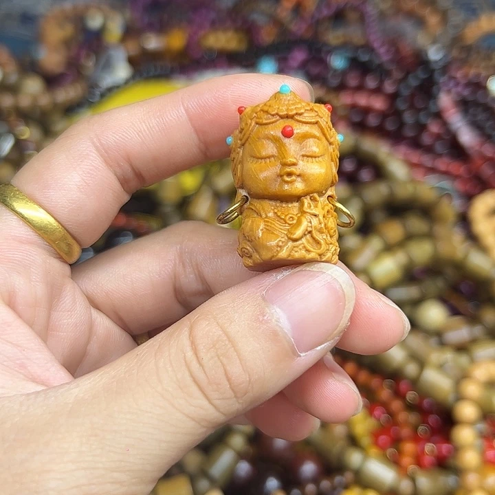 维腊木（绿檀）无事牌