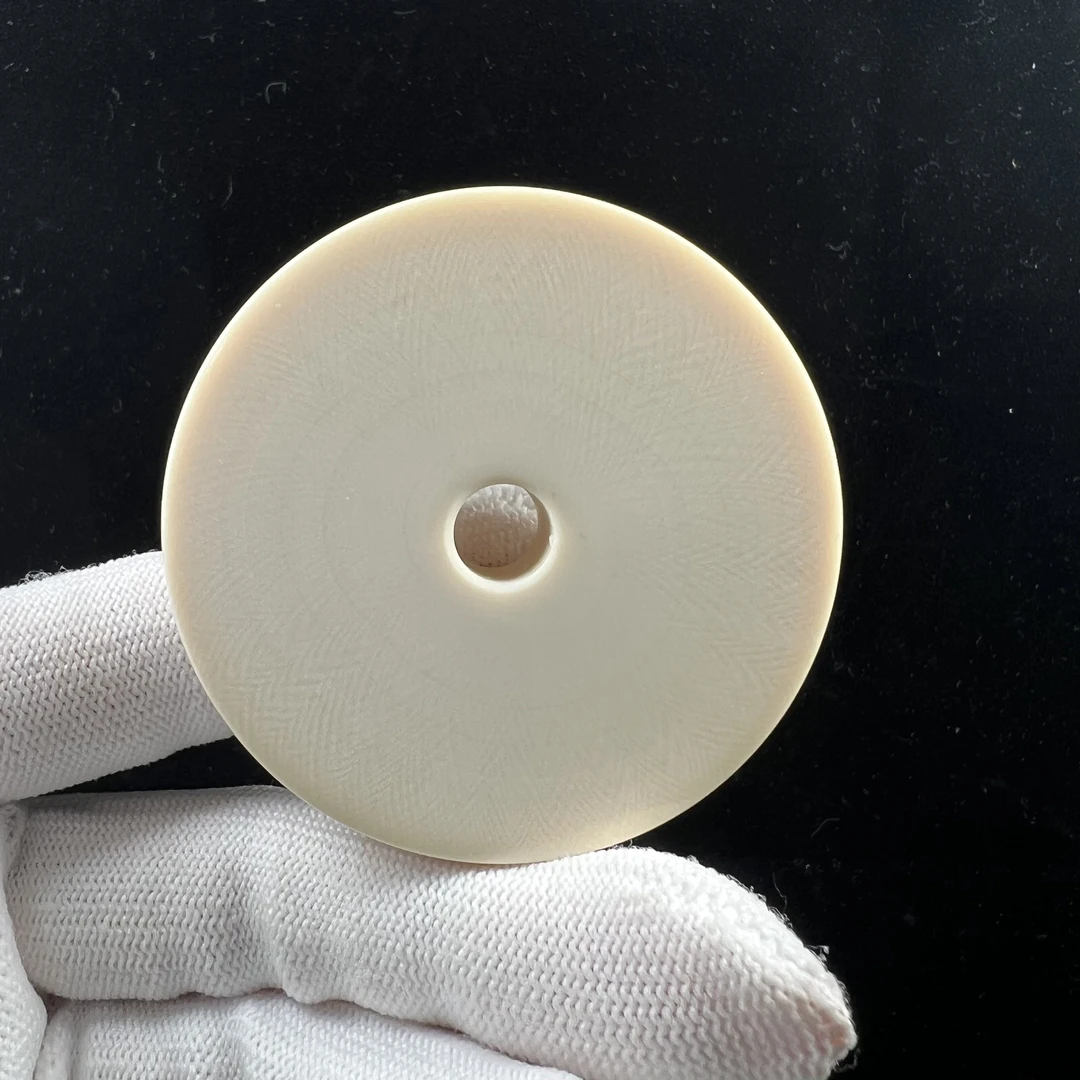 P1218天然猛犸牙直切饼子55*9mm 支持鉴定 假一罚四