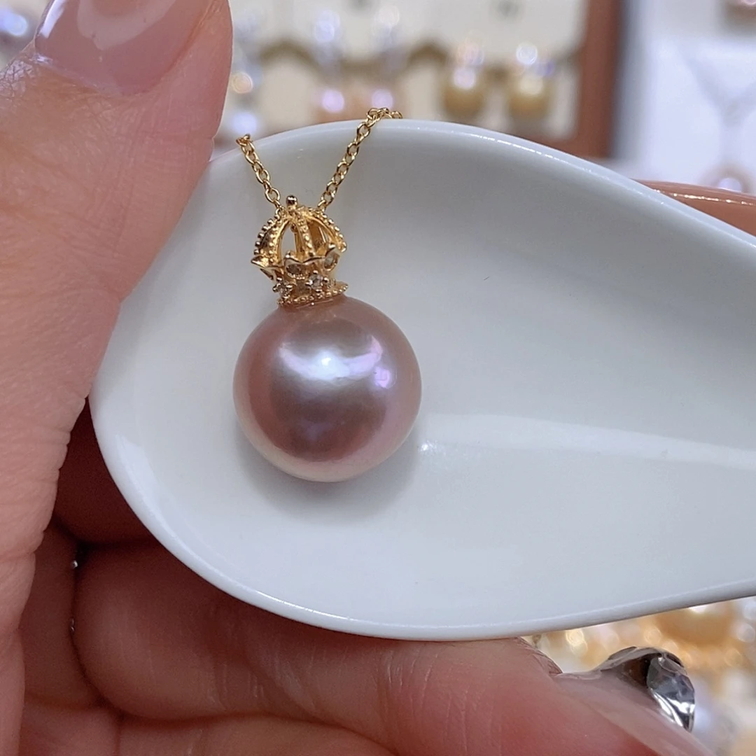 颈饰淡水珍珠银S925镶嵌F