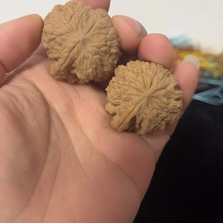 把件文玩核桃暴雪异型一帆风顺，编号025