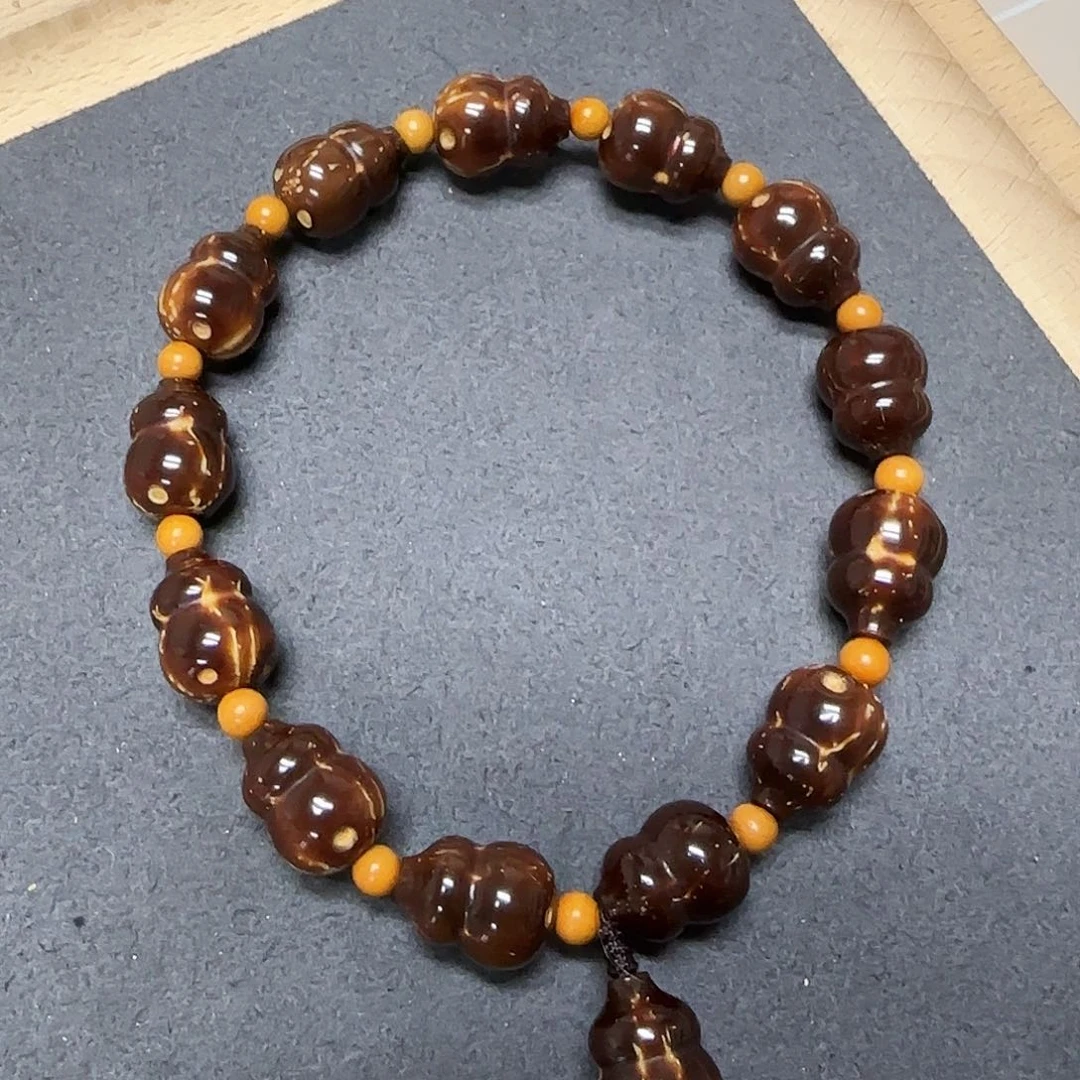 紫金鼠手串B5984葫芦单圈11mm左右