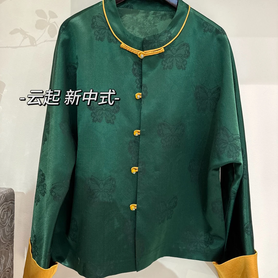 梵境【雀梅】新中式国风中国风桑蚕丝外套102