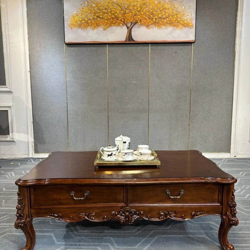 278长茶几1400*800*520美式简约客厅轻奢