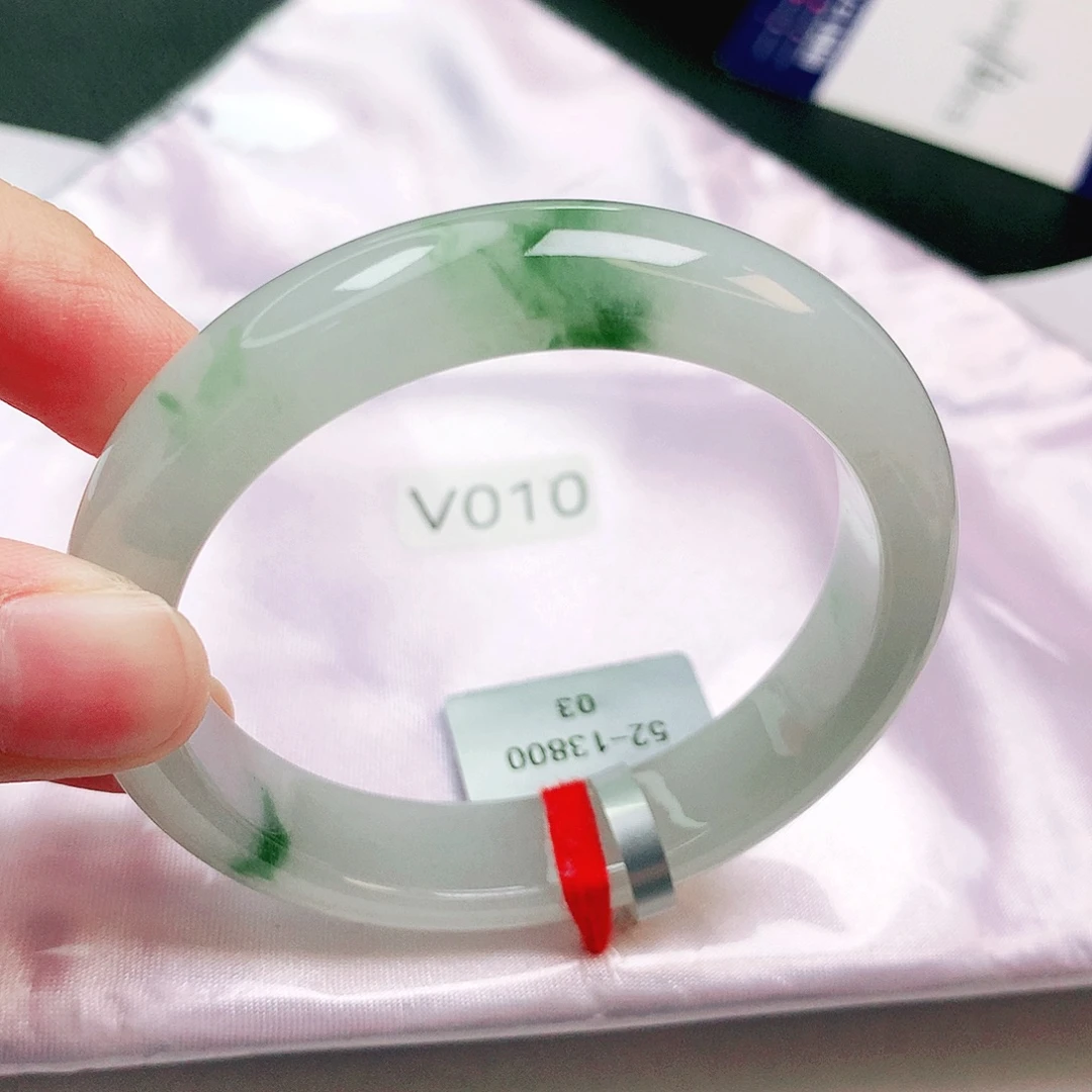 翡翠未镶嵌手镯缅甸天然a货翡翠手镯