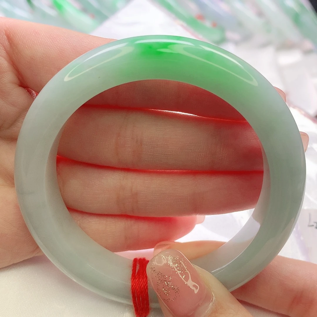 未镶嵌手镯翡翠缅甸天然A货翡翠 55