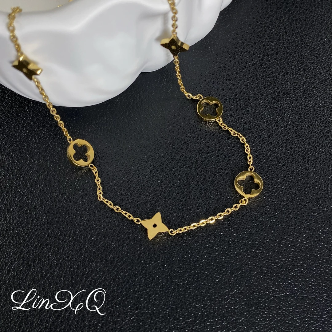 钛钢项链 「Lin小七」 高级感精致锁骨链时尚简约百搭项链