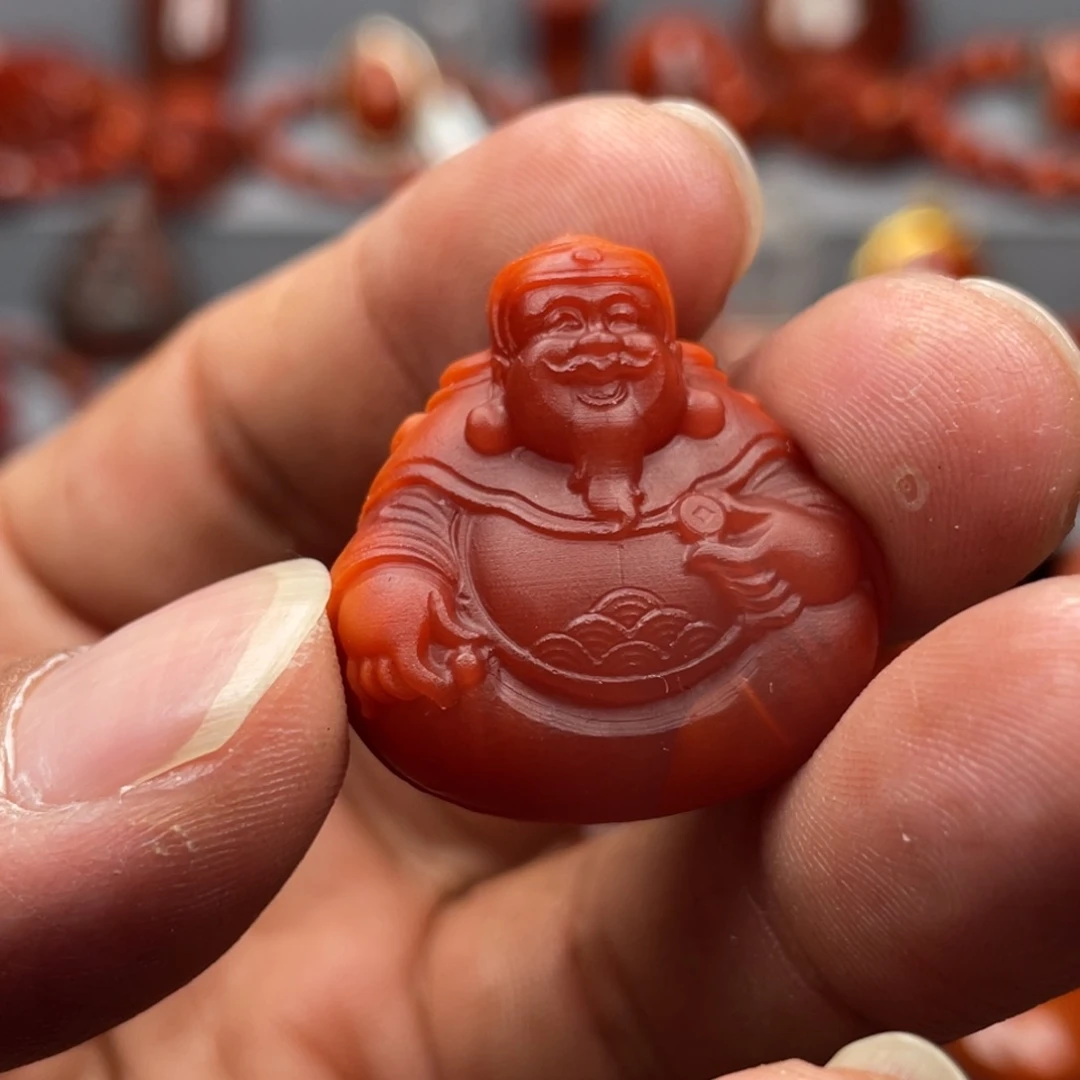 南红玛瑙未镶嵌珠宝奇石吊坠