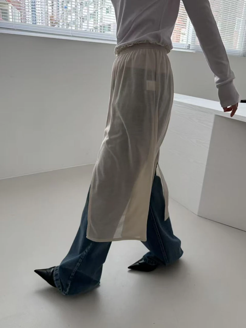 韩国东大门正品女装时尚屁帘半身裙022715（NO退NO换）