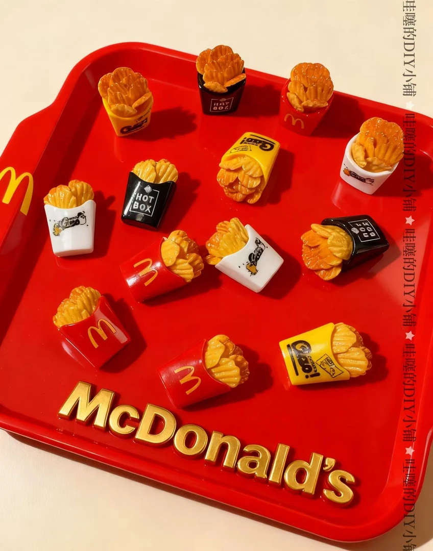 VA-哇噻定制【波浪薯片】哇噻的DIY小铺树脂食玩diy饰品