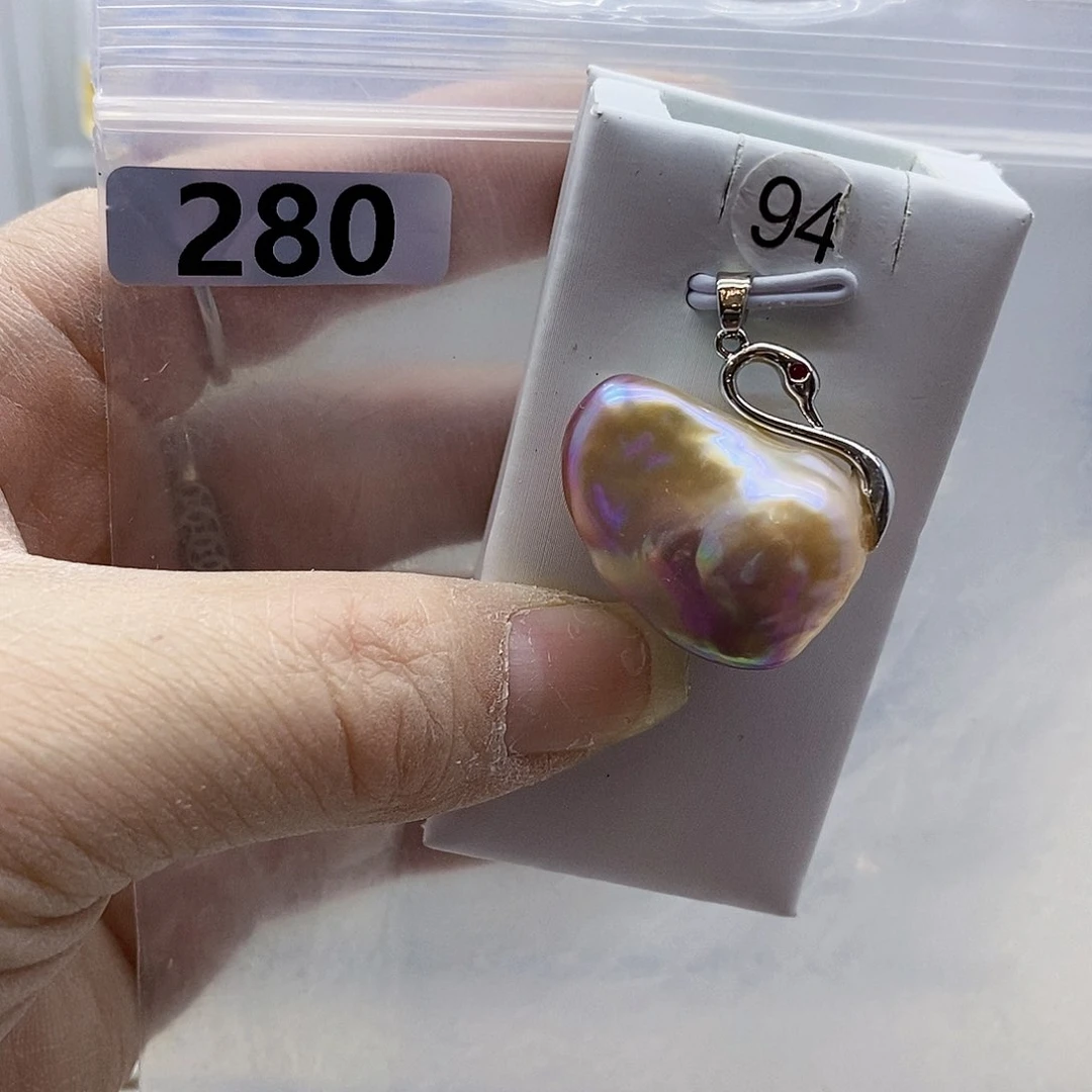 颈饰合金淡水珍珠