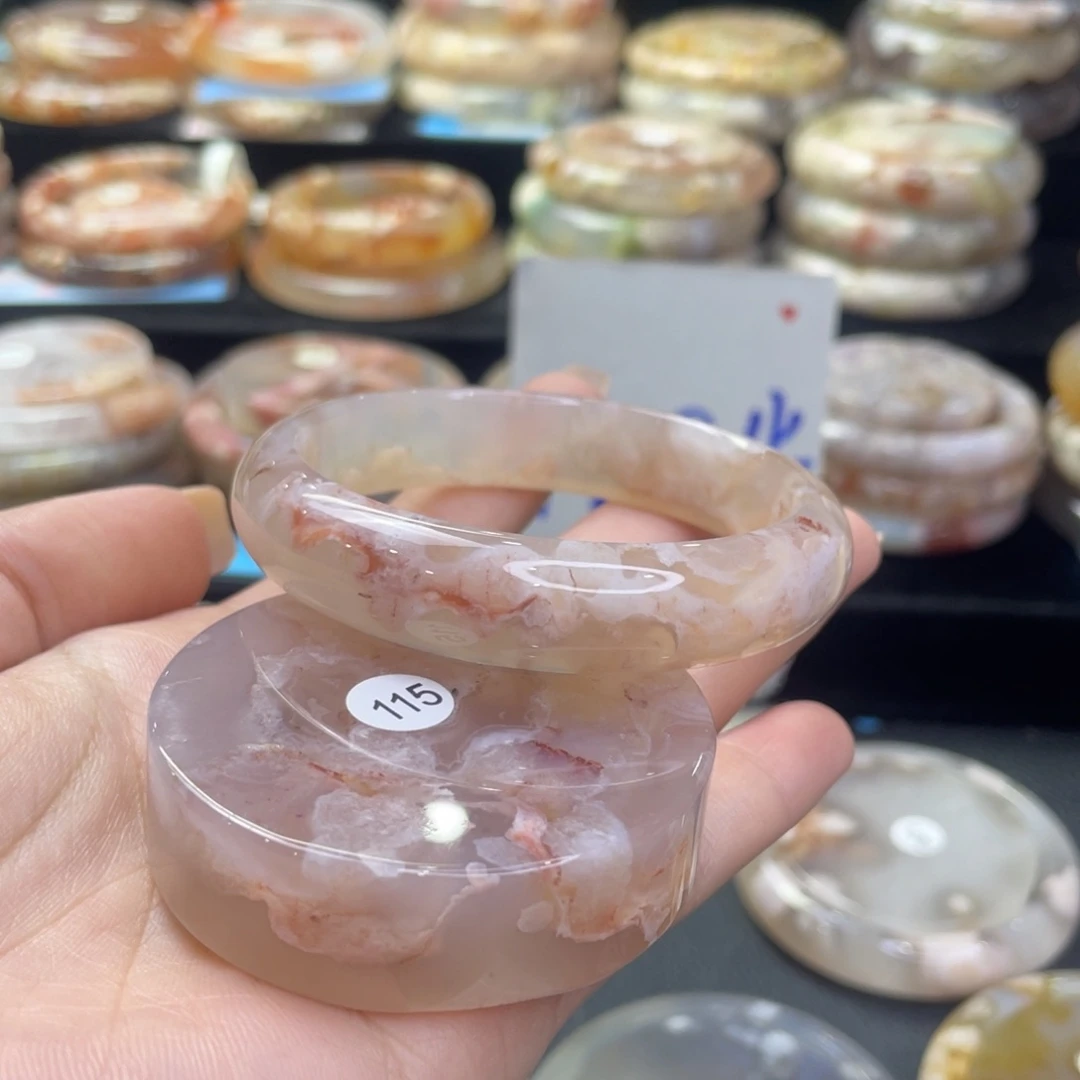 未镶嵌手镯石英质玉嗨****念55/115