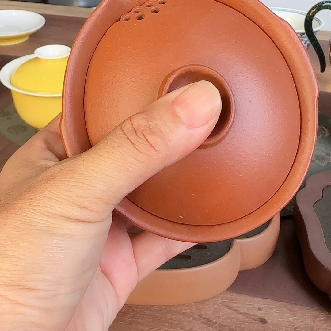 九瀚紫砂艺术盖碗