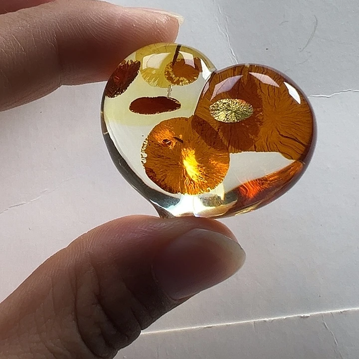 琥珀（花珀）颈饰未镶嵌