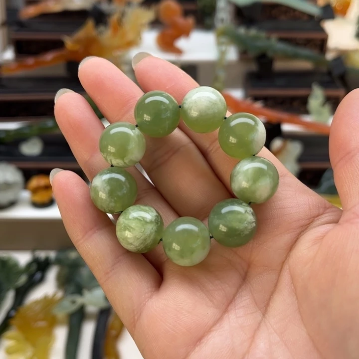 蛇纹石玉未镶嵌岫玉发簪