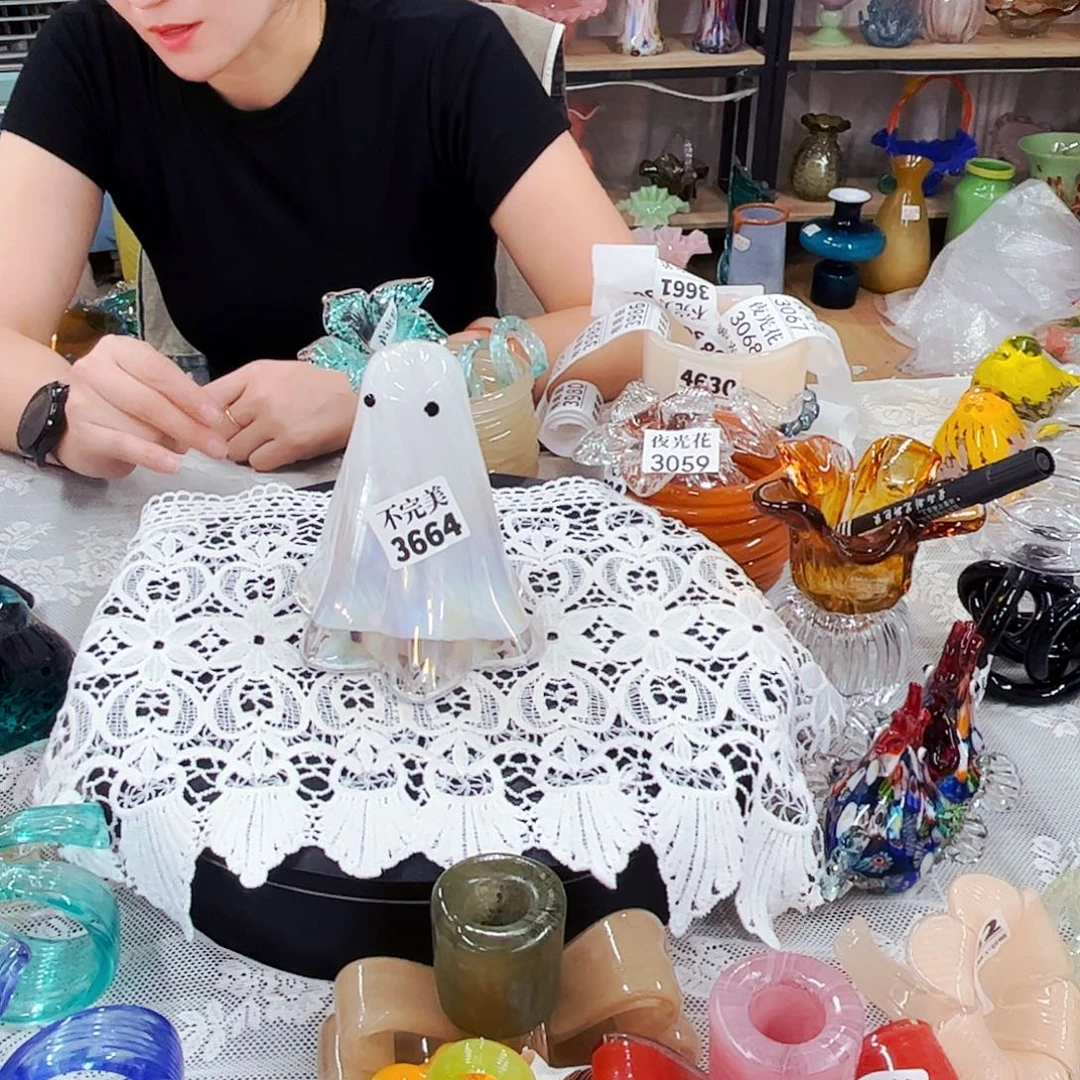 3664精灵 家悦琉璃工艺品不完美