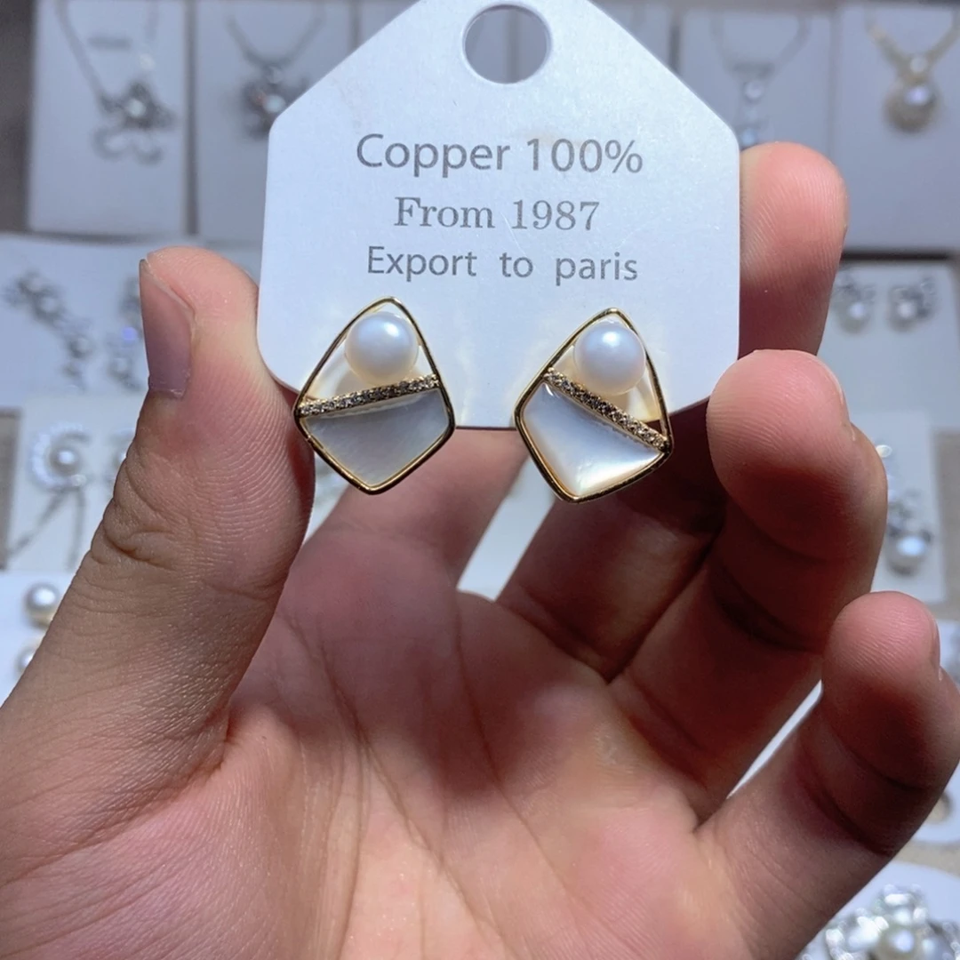 未镶嵌耳饰淡水珍珠