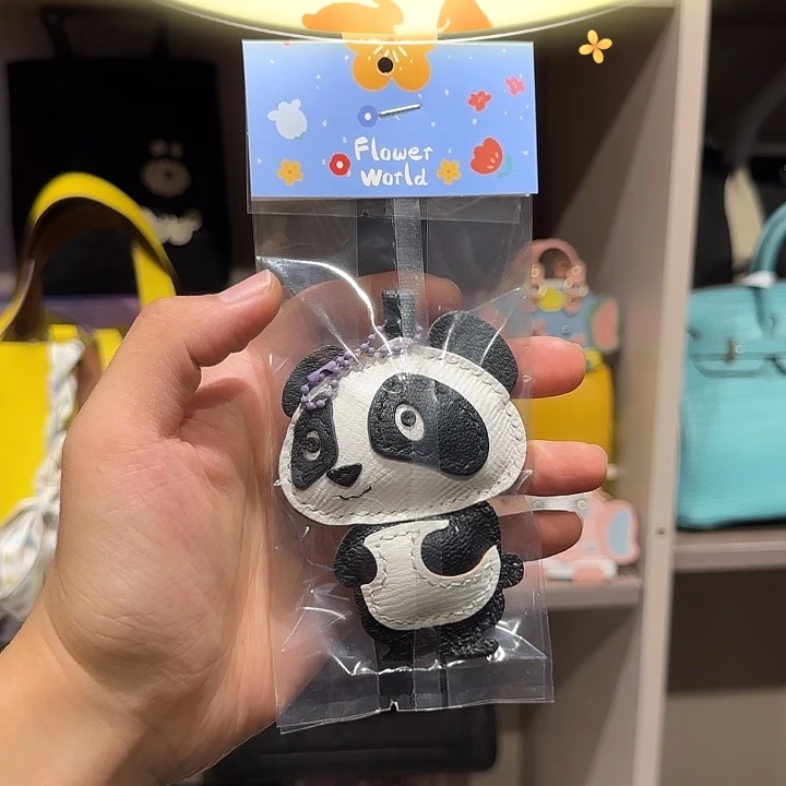 蓝***昔犏牛皮（革）手工挂件