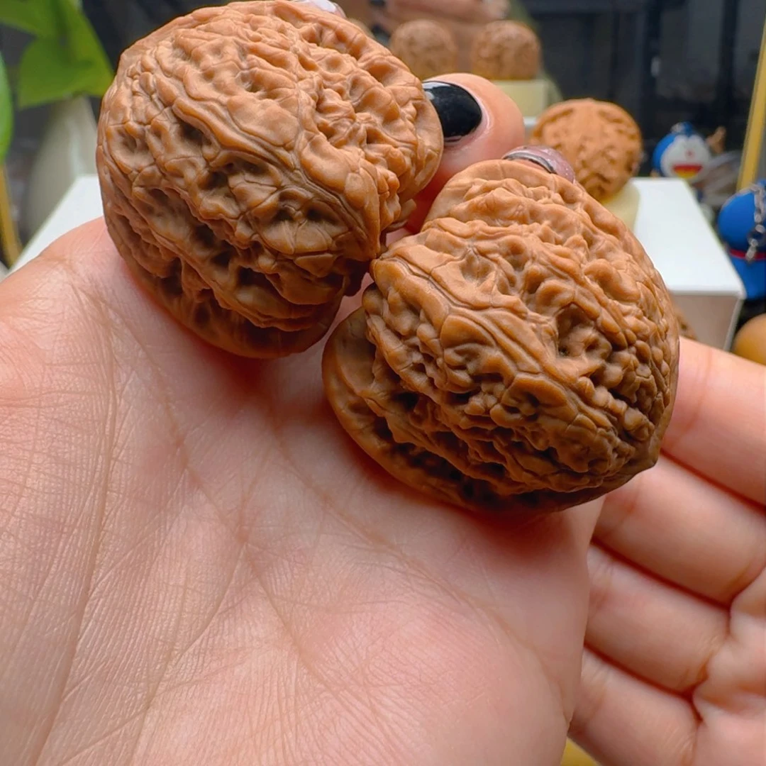 把件核桃34尺寸承德密纹