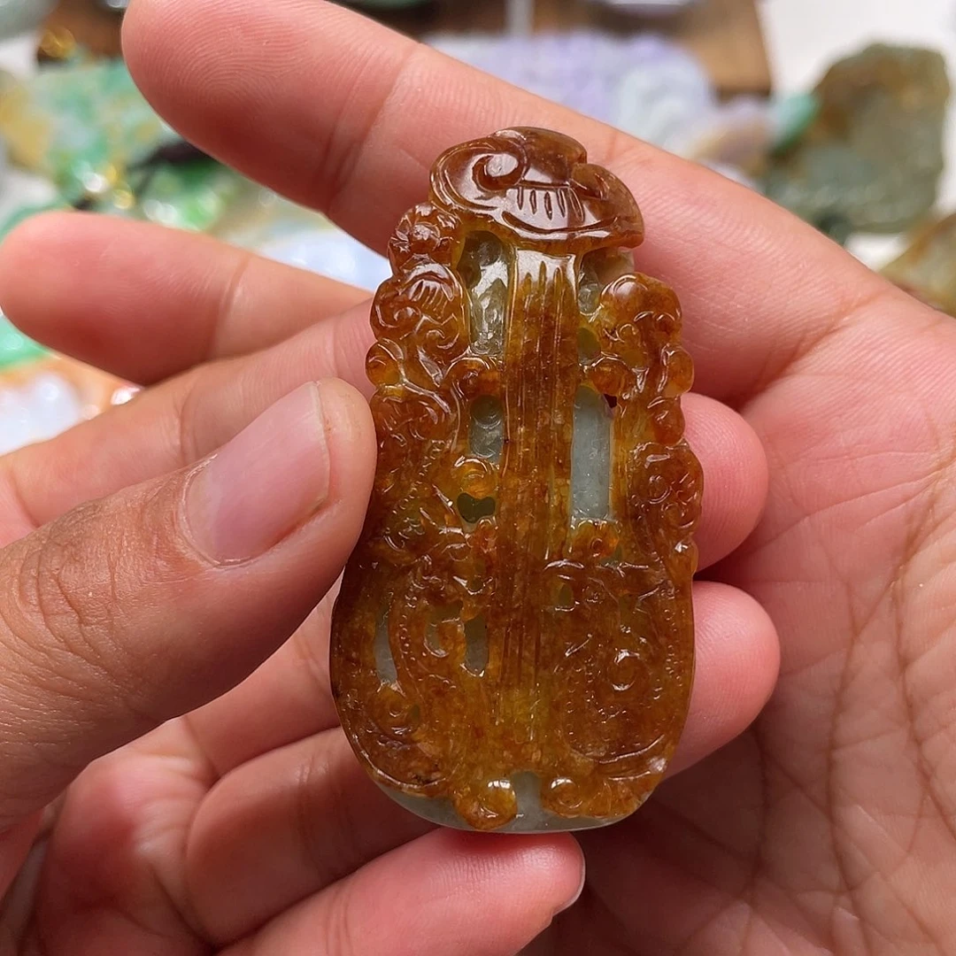 颈饰未镶嵌翡翠翡玉缘翡翠