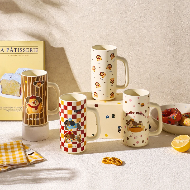 舍里马克杯爆款2025新款陶瓷喝水杯家用早餐杯牛奶杯大容量杯子