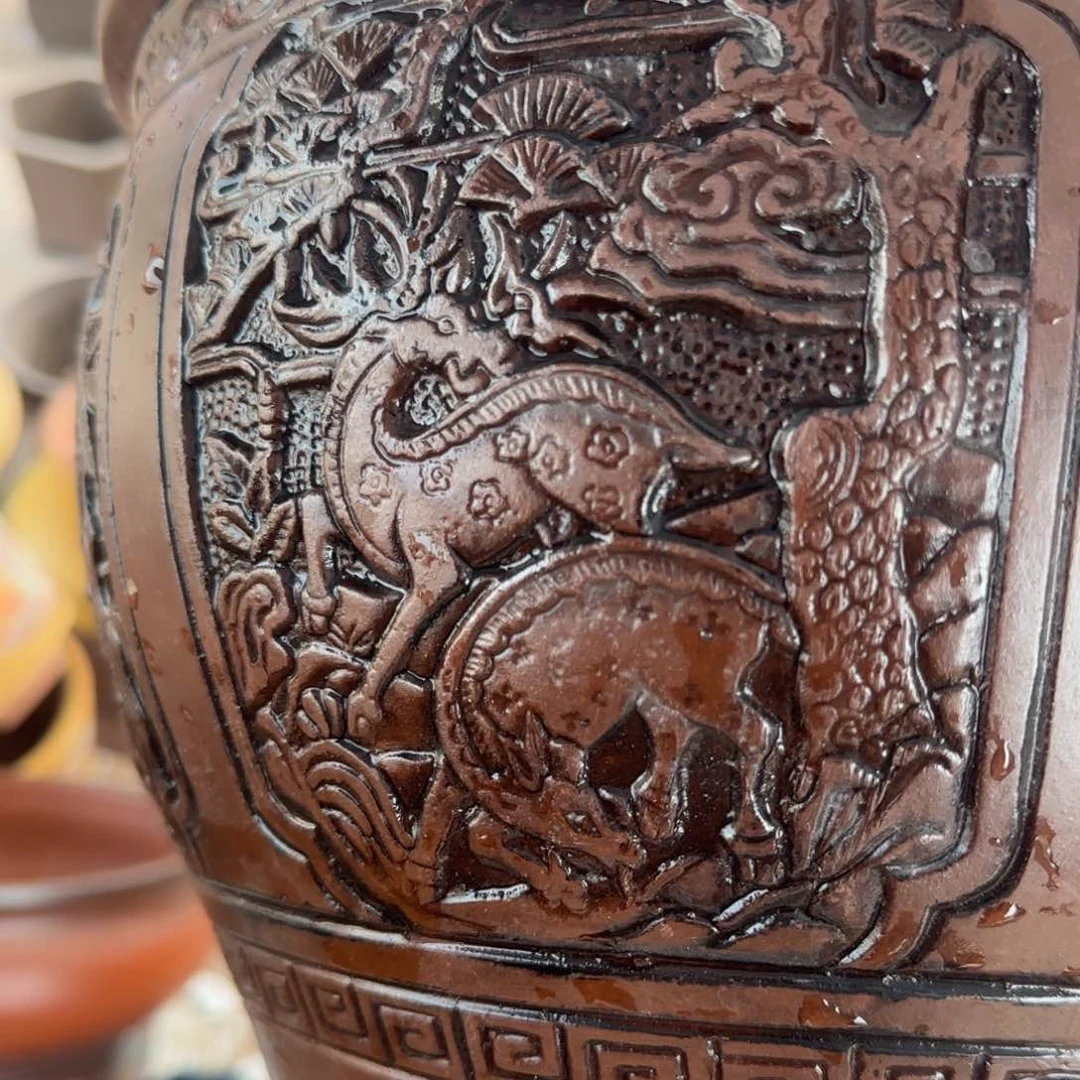 紫砂花盆口径25.19口径