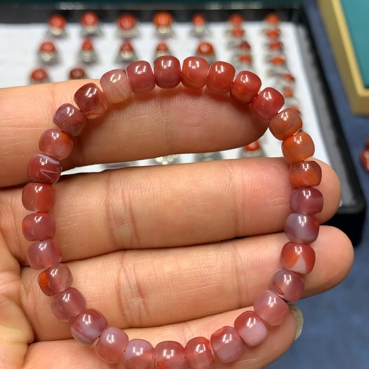 南红玛瑙手串未镶嵌7m m