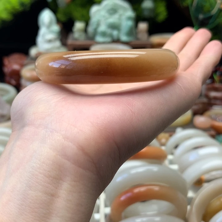 查罗石合金手镯（开口镯）57.7