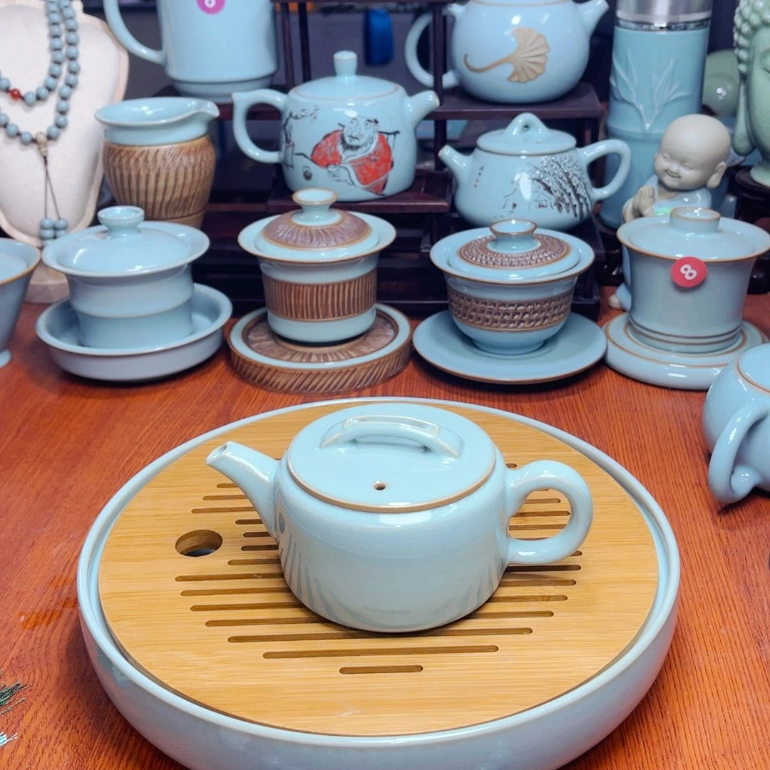 【闪购商品】汝州单壶单壶，天青，高品防漏