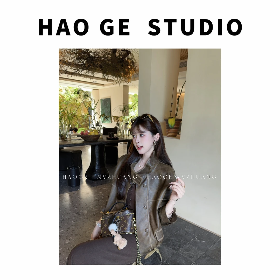 浩哥严选●摩登时代Q4WT2033A外套预时尚洋气气质秋季百搭短款街头