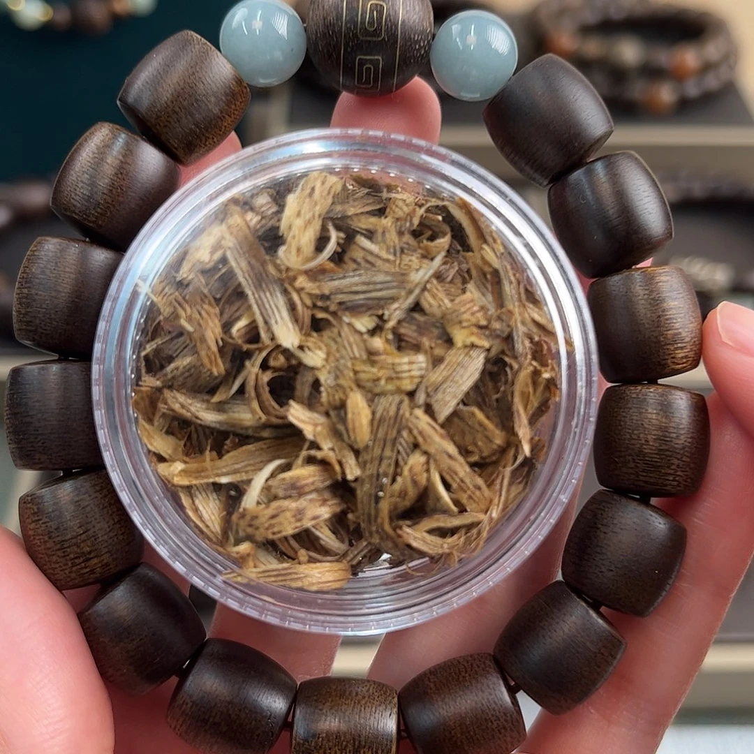 沉香碎屑沉香12mm越南芽庄玉化白奇楠沉水